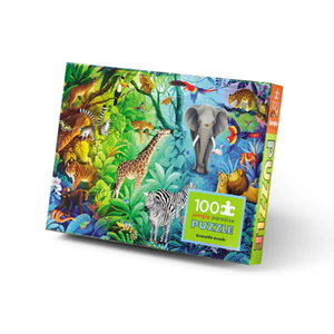 Crocodile Creek jungle paradise puzzel - 100 stuks