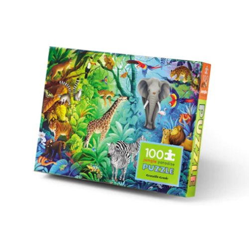 Crocodile Creek jungle paradise puzzel - 100 stuks