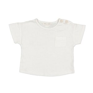 Beans Cotton-Linen T-Shirt Off-White