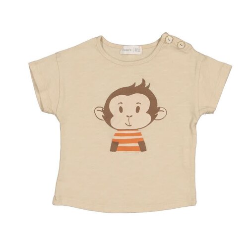 Beans Monkey T-Shirt Sand