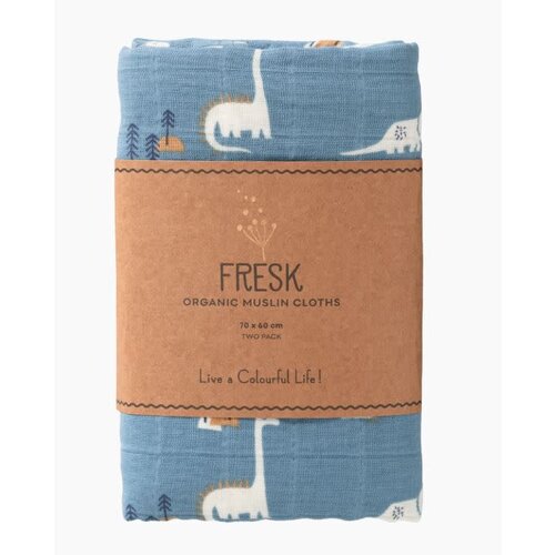 Fresk Swaddle set 2 st. 70x60 cm Dino