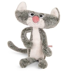 Moulin Roty Stinkhond - Platte Kat Knuffel (37cm)