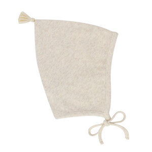 babybello Bonnet Rib "Danseur" - Beige Melange