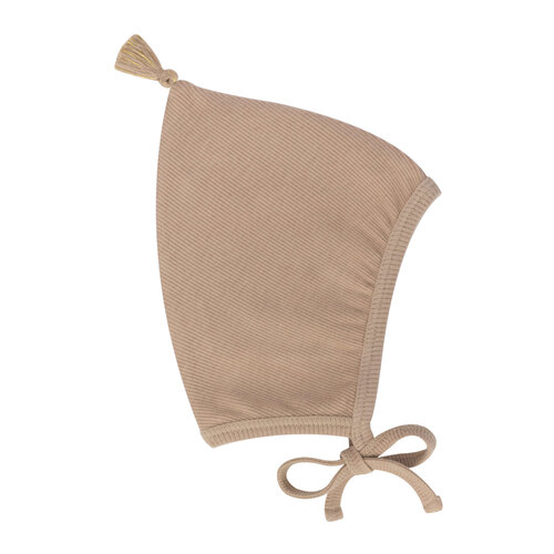 babybello Bonnet Rib "Danseur" - Burro