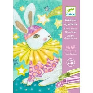 Djeco Knutseldoos - Glitterpoeder 'Dierencarnaval' (6-10j)