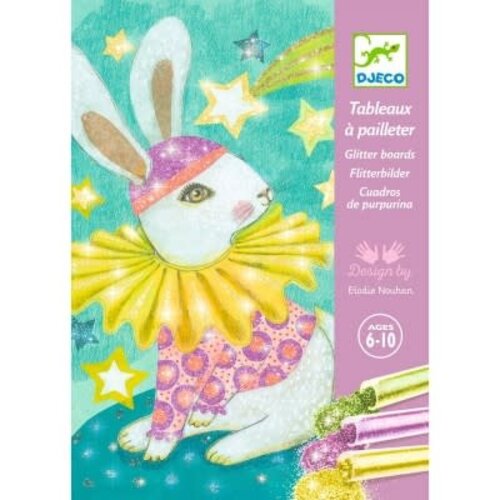 Djeco Knutseldoos - Glitterpoeder 'Dierencarnaval' (6-10j)