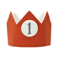 Verjaardagskroon Korneel - roest/wit - tetra