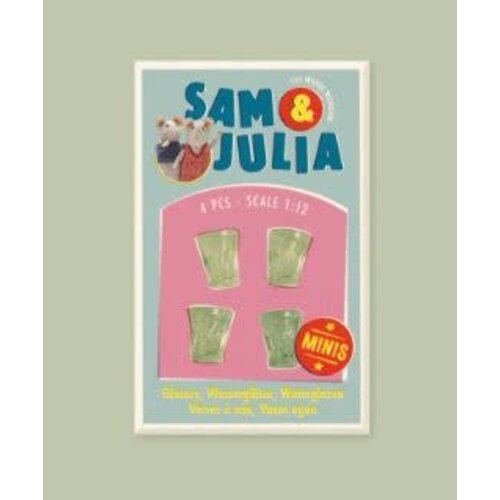 Sam & Julia Mini's - waterglazen 4st