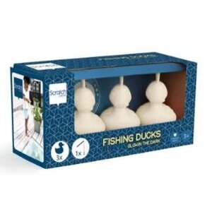 SCRATCH EUROPE Set van 3 kermiseendjes - glow in the dark