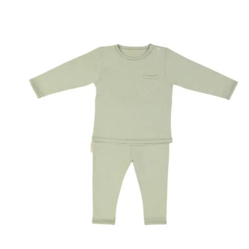 Puckababy Puckababy Pyjama 6-12M - Olive