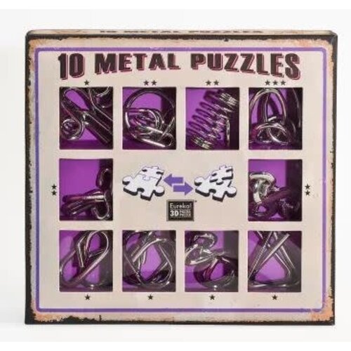 Eureka Breinpuzzelset paars - 10 st