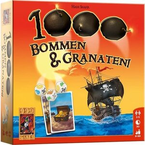999 Games 1000 Bommen & Granaten! - Dobbelspel 999 Games 1000 Bommen & Granaten! - Dobbelspel