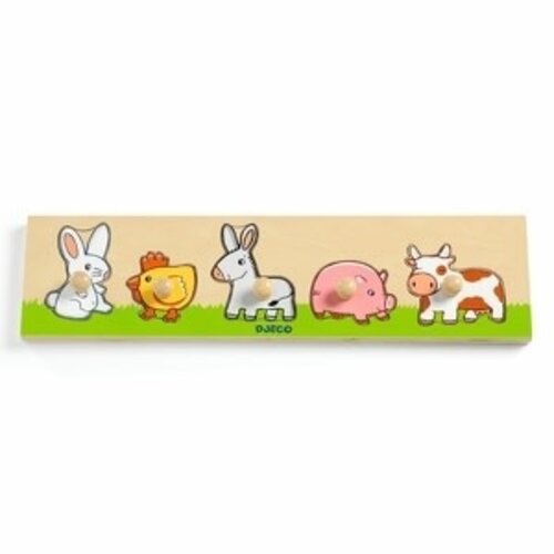 Djeco Puzzel - Inlegpuzzel 'Farm'n'co' (+12m) Djeco Puzzel - Inlegpuzzel 'Farm'n'co' (+12m)