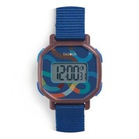 horloge digitaal blue volute