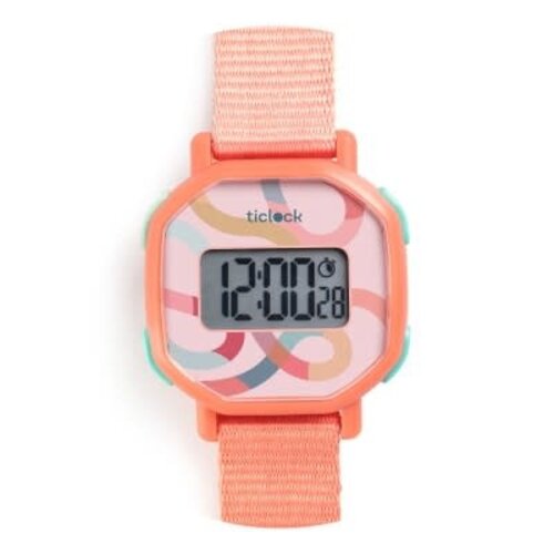 Djeco horloge pastel volute
