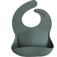 Silicone bib cambridge blue