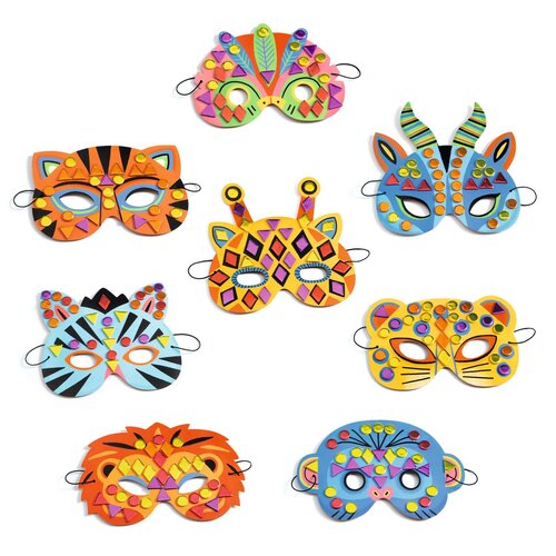 Djeco DIY - Maskers maken 'Jungledieren' (+4j)