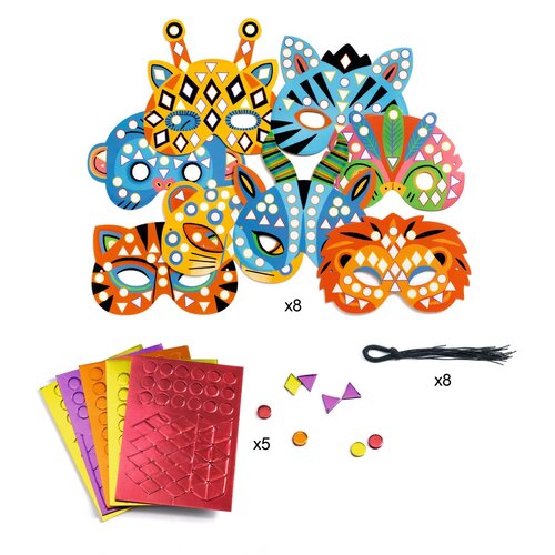 Djeco DIY - Maskers maken 'Jungledieren' (+4j)