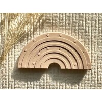 Elle and Rapha - Rainbow teether - Bisquit