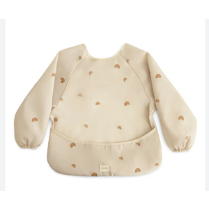 Mushie Long Sleeve bib - Rainbow