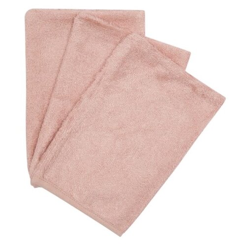 Timboo Timboo washandjes set van 3 misty rose