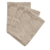 Timboo - washandjes set van 3 - Feather grey