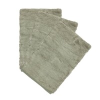 Timboo - washandjes set van 3 whisper green