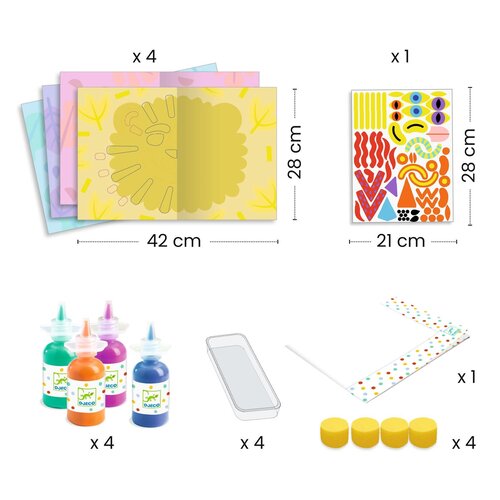 Djeco Knutseldoos - Symmetrisch verven (3-6j)