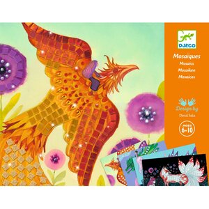 Djeco Knutseldoos - Mozaïek 'legendarische wezens ' (6-10j)