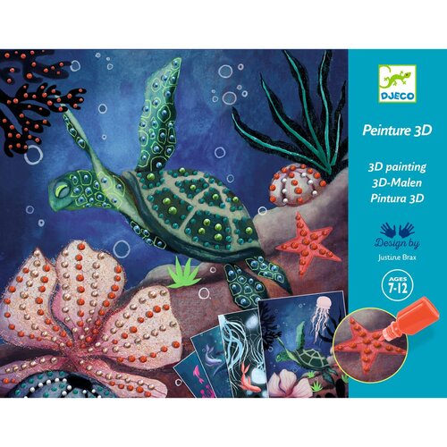 Djeco Knutseldoos - 3D verven 'dieptes' (7-12j) Djeco Knutseldoos - 3D verven 'dieptes' (7-12j)