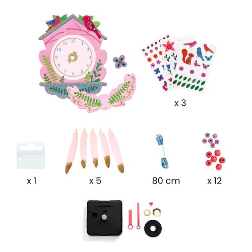 Djeco DIY - koekoeksklok maken en versieren (+6j)