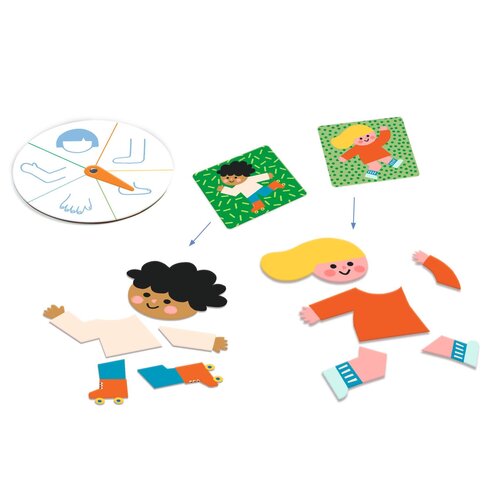 Djeco Djeco - eerste spel over het lichaam 'Bodyco' - +3j