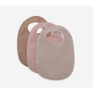 Jollein Slab Badstof - Wild Rose/Nougat/Biscuit - 3 Stuks