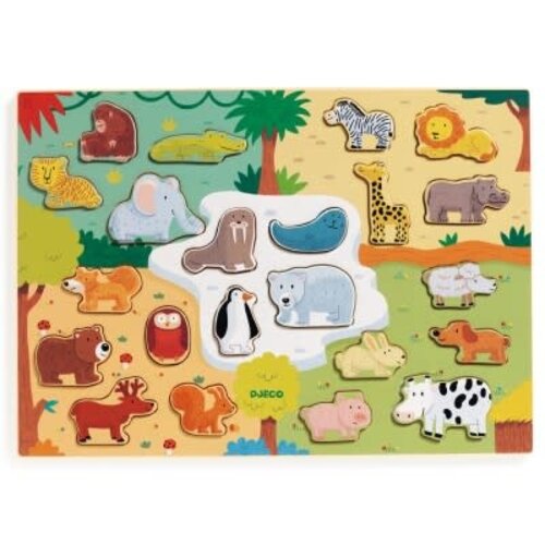 Djeco Djeco - inlegpuzzel 'Animo' 22st