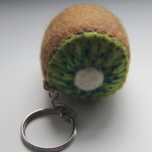 vilten sleutelhanger kiwi