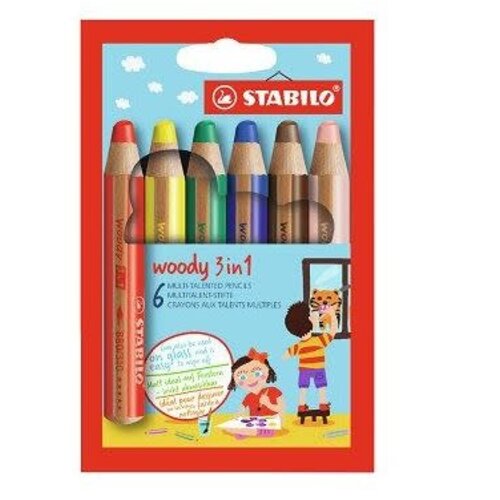 Stabilo STABILO woody 3 in 1 - Multitalent potlood (6st.)