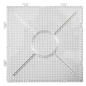 NABBI Strijkkralenbordje Helder Vierkant 15x15cm,2st.