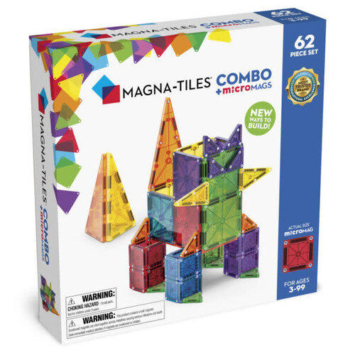 Magna-Tiles MAGNA-TILES® Combo 62 Piece Set
