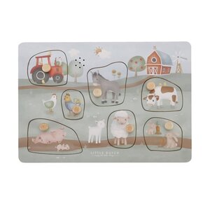 Little Dutch Geluiden puzzel Little Farm FSC