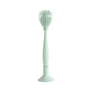 Mushie SILICONE BABY BOTTLE BRUSH Cambridge Blue