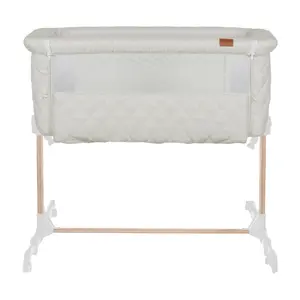 Quax Wieg Side-by-side - Naturel Quilted - Clay