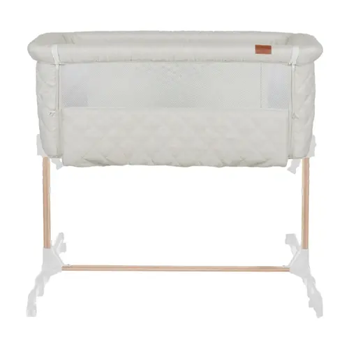 Quax Wieg Side-by-side - Naturel Quilted - Clay