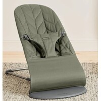 Bouncer Bliss Cotton, Petal Quilt Dark Green