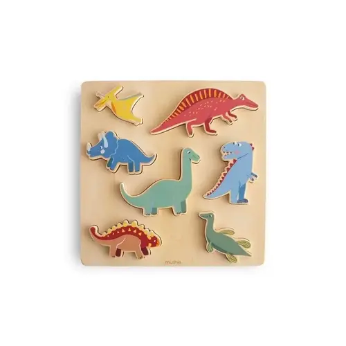 Mushie MUSHIE - WOODEN PUZZLE - Dino Mushie MUSHIE - WOODEN PUZZLE - Dino