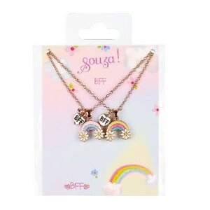 Souza Cadeauset BFF "Regenboog" kettingen (2st.)