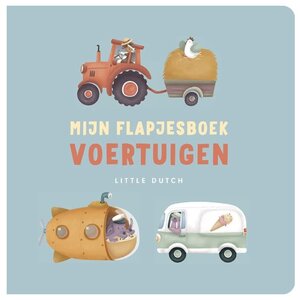 Little Dutch Little Dutch - Mijn flapjesboek 'Voertuigen'