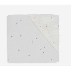 Jollein Hoeslaken Jersey 40/50x80/90cm Twinkling - Sea Green
