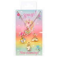 Giftpack Eenhoorn, Ketting + 3 bedeltjes