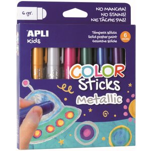 Apli APLI - Color Stick metallic 6 kleuren