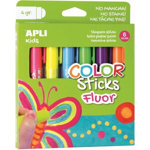 Apli APLI - Color Stick fluor 6 kleuren